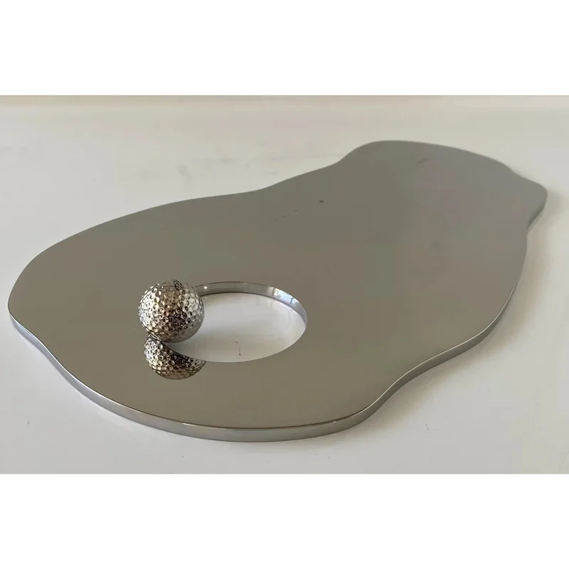 Stainless Steel Hole In One Sculpture 004