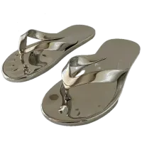 Stainless Steel Jandals Sculpture 008