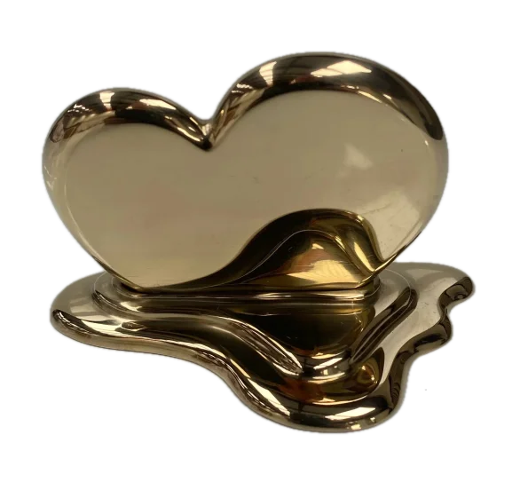 Stainless Steel Melting Heart Sculpture 005