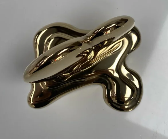 Stainless Steel Melting Heart Sculpture 006